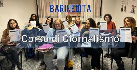 Barinedita, corso di giornalismo 2025: al via le iscrizioni